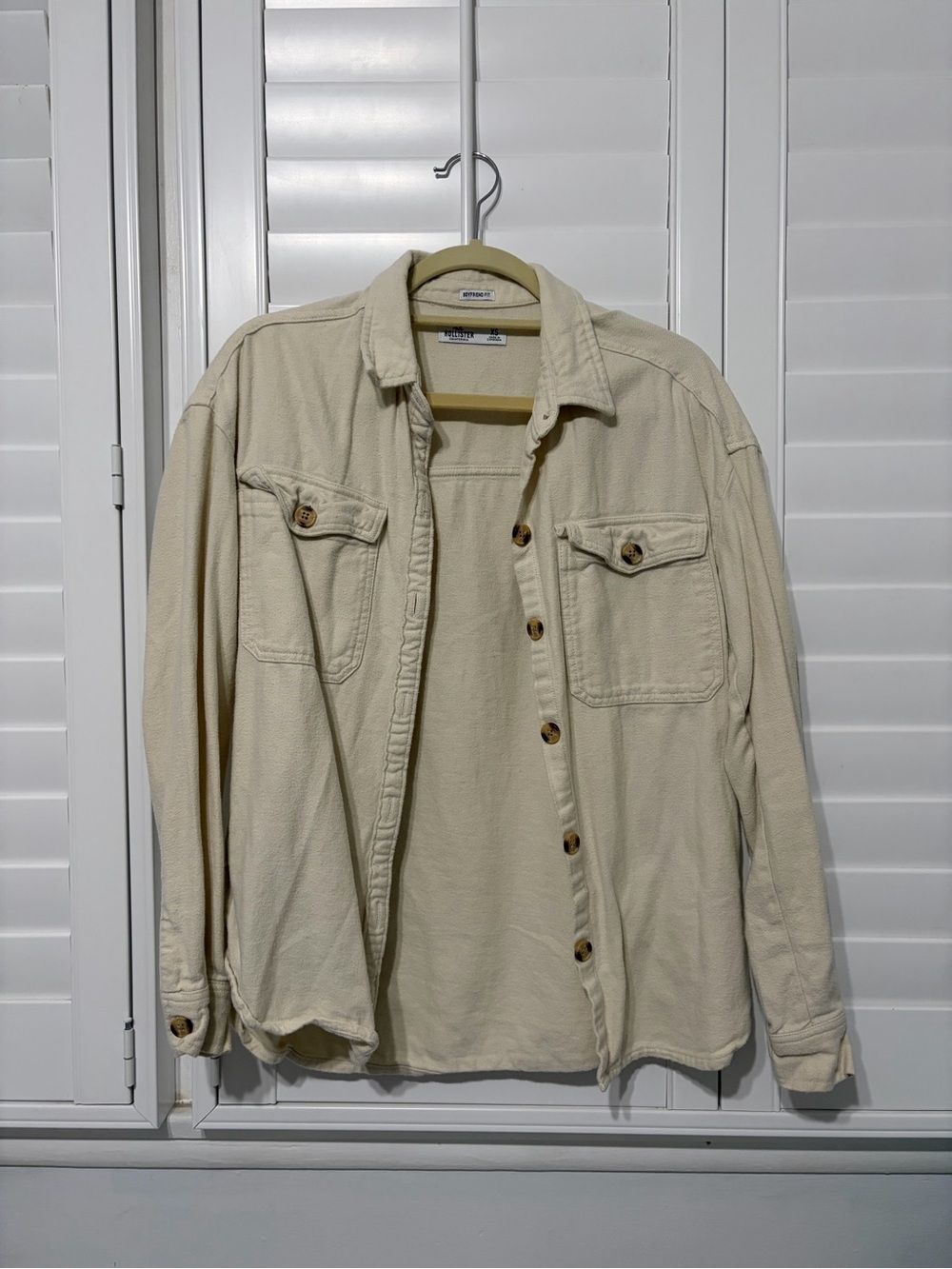 Hollister Cream Soft Button Down